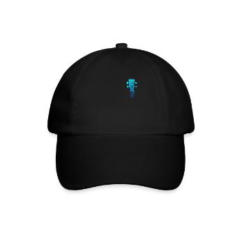Band guitarist Musician I play the guitar - Baseball Cap - black/black - Front