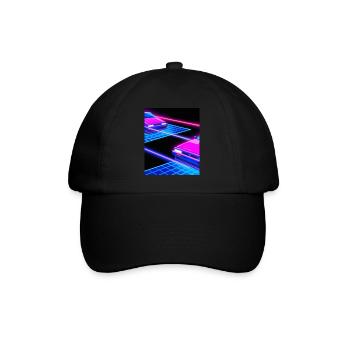 Vaporwave Esthétique Synthwave Car - Casquette classique - noir/noir - Devant