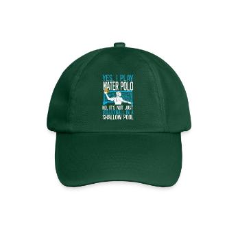 Water Polo Yes, I Play Water Polo - Baseball Cap - bottle green - Front
