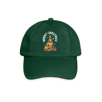 Pizza Christmas Christmas Dinner Gift - Baseball Cap - bottle green - Front