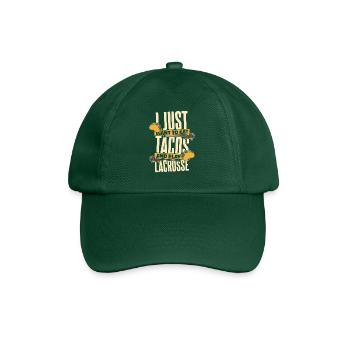 Sports de crosse Joueurs de crosse - Casquette classique - vert bouteille - Devant