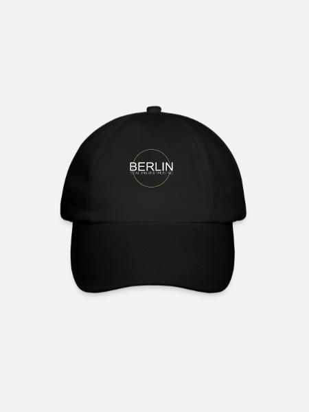 Berlin Spruch - Baseballkappe - Schwarz/Schwarz