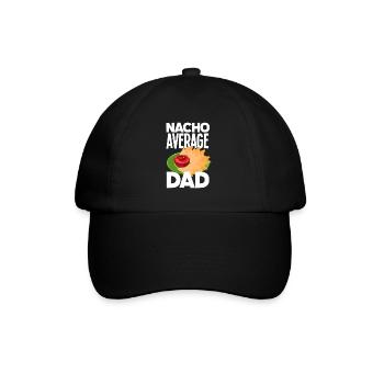 Papa Père Cadeau de la fête des pères - Casquette classique - noir/noir - Devant