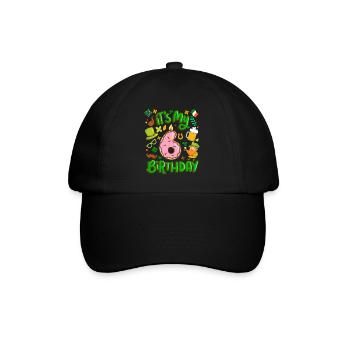 C’est mon beignet de vacances de 6 ans. - Casquette classique - noir/noir - Devant
