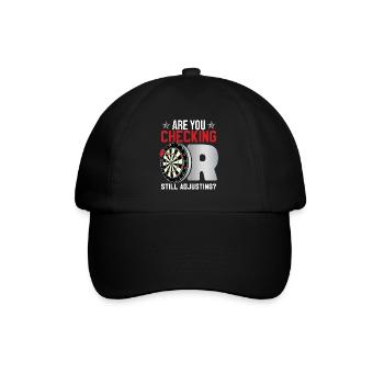 Darts Player Saying Funny - Baseball Cap - black/black - Front