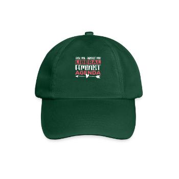Agenda féministe libéral Féminisme Féministe - Casquette classique - vert bouteille - Devant