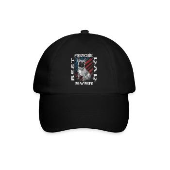 Best Frenchie Dad Ever French Bulldog Papa - Baseball Cap - black/black - Front
