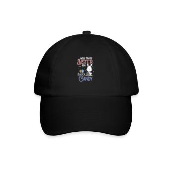 Sister Easter - Baseball Cap - black/black - Front