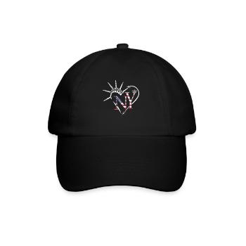 J’adore New York USA Gift Heart - Casquette classique - noir/noir - Devant