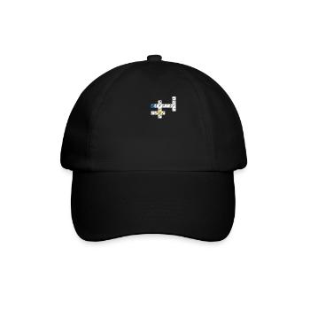 Ukraine Quote Symbology Brave Free Love - Baseball Cap - black/black - Front
