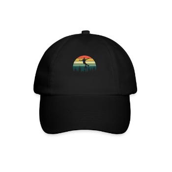 Unicycle Retro - Baseball Cap - black/black - Front