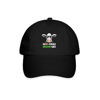 Moo chas Grass ias - Casquette classique - noir/noir - Devant