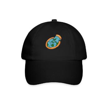 Flat Earth Society Flat Earther Pizza Lover - Casquette classique - noir/noir - Devant