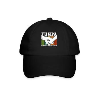 Funpa-definition Wie Opa, Nur Cooler - Baseballkappe - Schwarz/Schwarz - Vorne