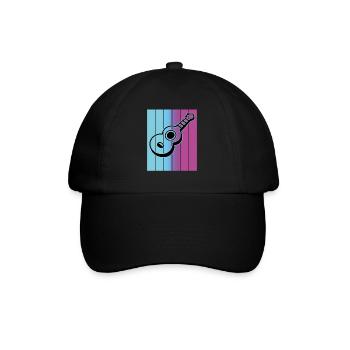 Ukulelen Vitage - Baseballkappe - Schwarz/Schwarz - Vorne