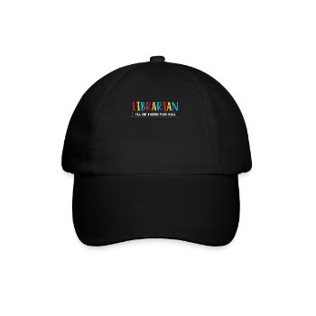 Bibliothécaire Je serai là pour vous - Casquette classique - noir/noir - Devant