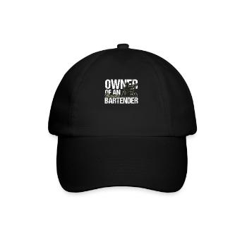 Propriétaire d’une chemise de barman géniale - Casquette classique - noir/noir - Devant