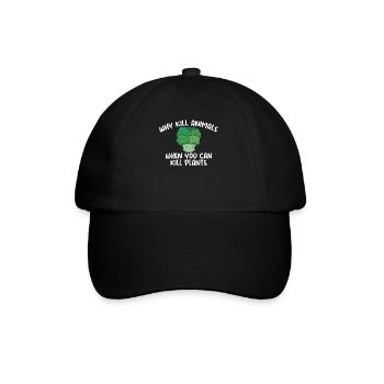 Vegetable Lover Vegetarian Gifts - Baseball Cap - black/black - Front