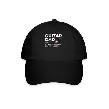 Musicien de guitare Musique de cuivres - Casquette classique - noir/noir - Devant