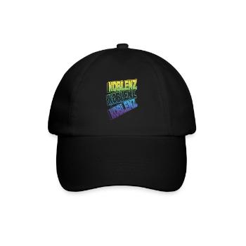 Koblenz Germany City Font Skyline Home - Baseball Cap - black/black - Front