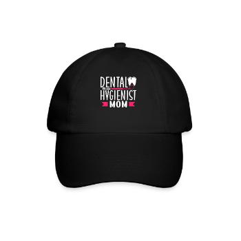 Hygiéniste dentaire Maman Dentiste Hygiéniste dentaire - Casquette classique - noir/noir - Devant
