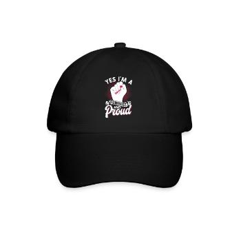 Yes I am a feminist and proud of women - Baseball Cap - black/black - Front
