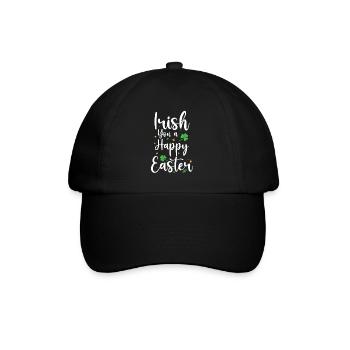 Irish You Happy Easter Holidays Green Clover - Baseball Cap - black/black - Front