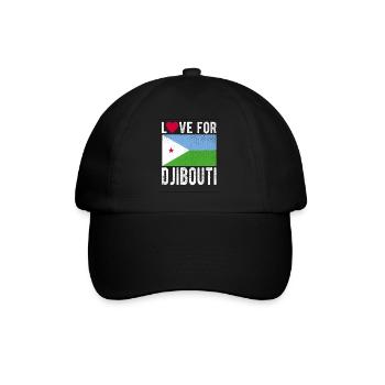 Djibouti Souvenir - Baseball Cap - black/black - Front