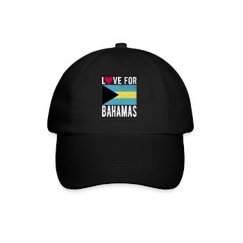 Bahamas Souvenir - Baseball Cap - black/black - Front