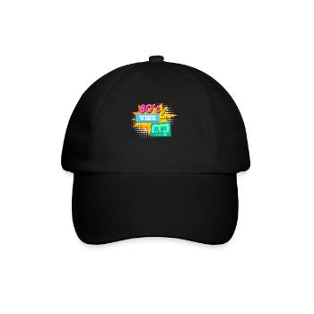 Musique J’ai l’ambiance des années 80 - Casquette classique - noir/noir - Devant