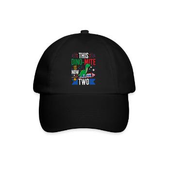 Ce dinomite est maintenant de cinq dinosaures 4 juillet - Casquette classique - noir/noir - Devant