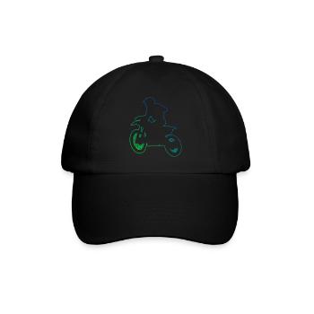 Supermotard Motocross Motocross Motocross Motocross Femmes - Casquette classique - noir/noir - Devant