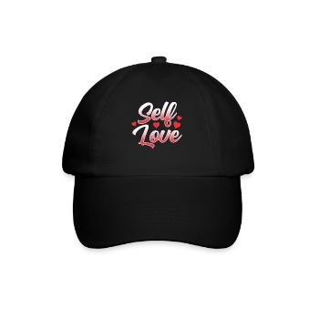 Self-love Sweet Positive Self-love - Baseball Cap - black/black - Front