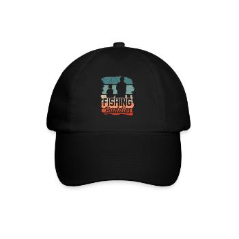 Fishing Friends Fishing Friend Fishing Friend Fishing - Baseball Cap - black/black - Front