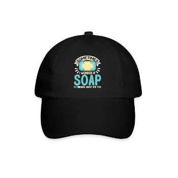 Soap Making Gift Homemade Soap Maker - Baseball Cap - black/black - Front