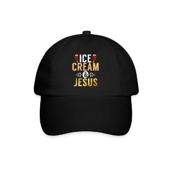 Cadeaux pour amateurs de crème glacée - Casquette classique - noir/noir - Devant