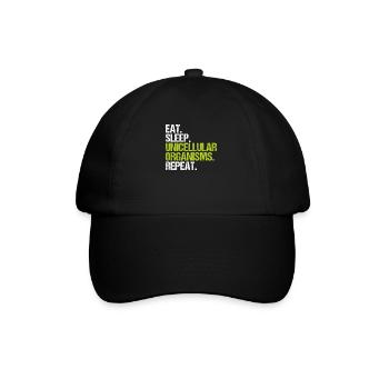 Microbiology Microbiologist Biology Biologist - Baseball Cap - black/black - Front