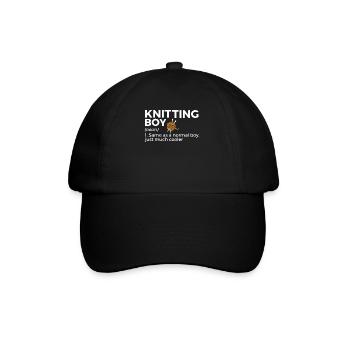 Tricoter - Casquette classique - noir/noir - Devant