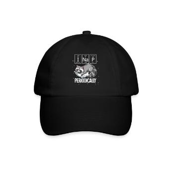 Raton laveur endormi I Sieste périodique - Casquette classique - noir/noir - Devant