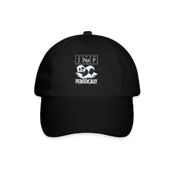 Sleeping Panda I Nap Periodically - Baseball Cap - black/black - Front