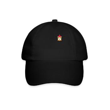 Hamster pixelisé Noël - Drôle - Casquette classique - noir/noir - Devant