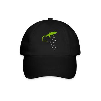 Lizards Herpetology Reptiles Lizard Love - Baseball Cap - black/black - Front