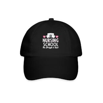 Étudiante infirmière école Das Ringe - Casquette classique - noir/noir - Devant