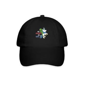 Rainbow Animal Fairy Unicorn Lover Alien Magical - Baseball Cap - black/black - Front