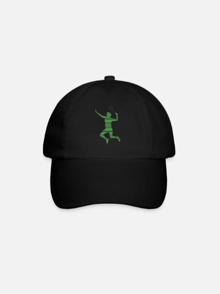 Badminton - Baseballkappe - Schwarz/Schwarz