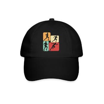 Runner Retro Running Running - Casquette classique - noir/noir - Devant