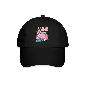 I finished Master's degree 2023 Master's degree - Baseball Cap - black/black - Front