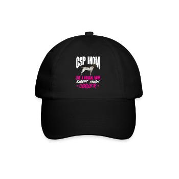 Chien GSP allemand à poil court - Casquette classique - noir/noir - Devant