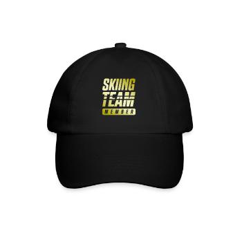 Équipe de ski - Casquette classique - noir/noir - Devant