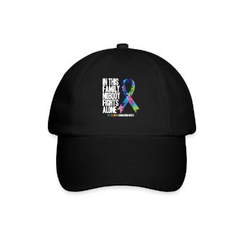 Autism Awarness - Baseball Cap - black/black - Front
